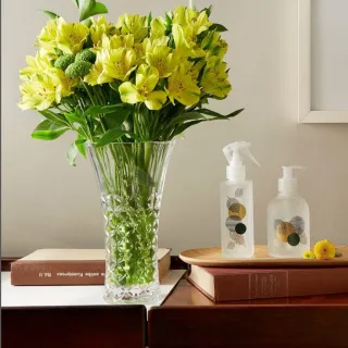 Decoração Flores Vaso de Vidro Wheaton 23 cm - geometric