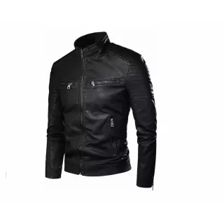 Corta Vento Jaqueta Moto Couro Grossa