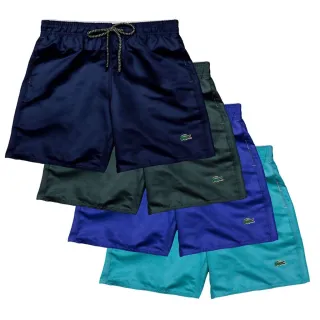 Bermudas Tactel Masculino Premium - Cores Lisas, Surf e Praia - Branco