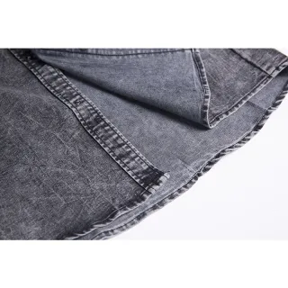 Vestuário Jeans Masculino Verão Camisa Manga Curta Algodão Macio Slim - Azul Claro