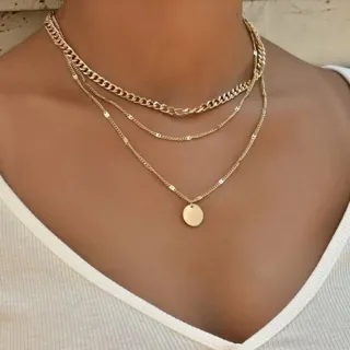Colar Conjunto Zircônio Coração Estrela Charme Mulheres - Estilo 19
