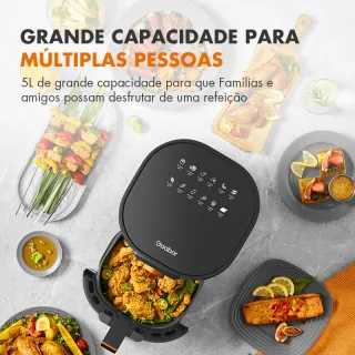 Fritadeira Sem Óleo Gaabor Air Fry, 4L, 1400W, Voltagem 110V - Único