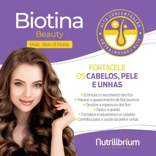 Biotina Nutrilibrium + Ácido Hialurônico Premium Kit Colágeno Verisol - Abacaxi com Hortelã