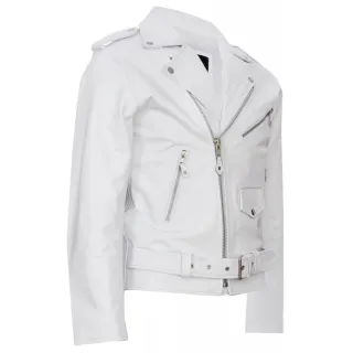 Casaco Masculino Moda Vintage Punk Couro Sintético Motocicleta Slim Fit - Preto