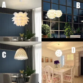 Luminária Lustre Moderno Adequada para Quarto, Sala de Estar, Cozinha e Estudo - C