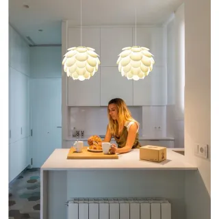 Luminária Lustre Moderno Adequada para Quarto, Sala de Estar, Cozinha e Estudo - C