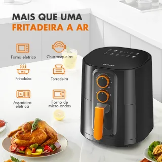 Fritadeira Sem Óleo Gaabor Air Fry, 4L, 1400W, Voltagem 110V - Único