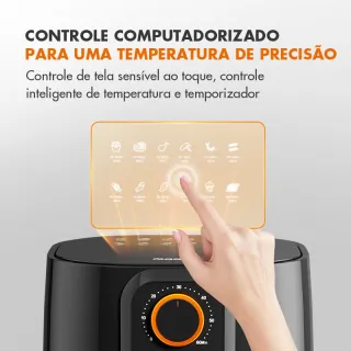 Fritadeira Sem Óleo Gaabor Air Fry, 4L, 1400W, Voltagem 110V - Único