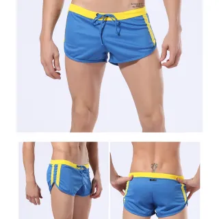 Shorts Esportivos Masculinos Verão Secagem Rápida Confortável - Azul.
