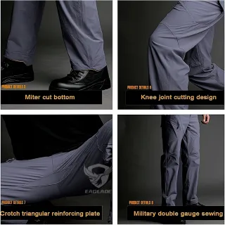 Calças militares masculinas à prova d