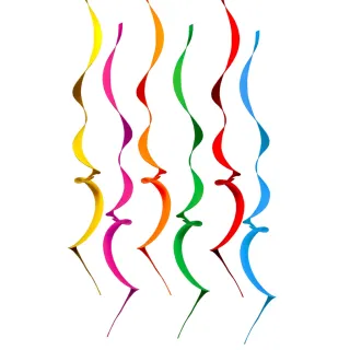 Enfeite Serpentina Colorida para Festa Carnaval - Único