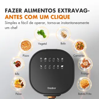 Fritadeira Sem Óleo Gaabor Air Fry, 4L, 1400W, Voltagem 110V - Único