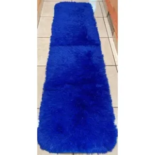 Peludo Passadeira Quarto Cozinha 1,00 x 0,55 - Tabaco Liso