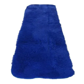 Felpudos Tapete Passadeira Corredor Quarto Sala 2,00 X 0,60 Cores - Azul