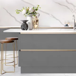 Revestimento Texturizado Lavável Adesivo Casca Cinza Escuro - Único