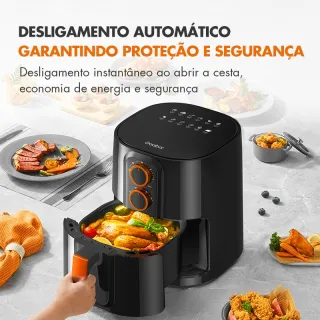 Fritadeira Sem Óleo Gaabor Air Fry, 4L, 1400W, Voltagem 110V - Único