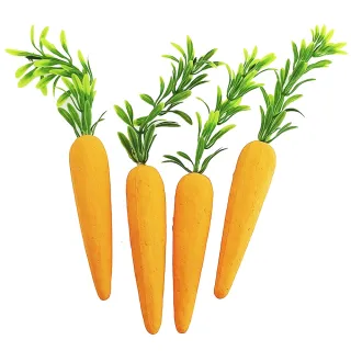 Kit Isopor Cenouras de Páscoa 15 cm - 4 UN