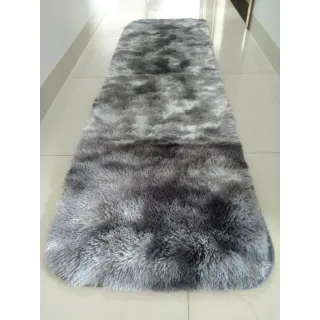 Passadeira Felpuda/Peluda Para Corredor ou Cozinha - 2,00 x 0,60 - Bordô