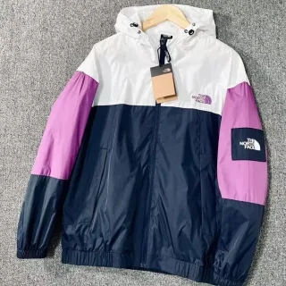 Casaco Impermeável com Capuz TNF - Zipper - Roxo