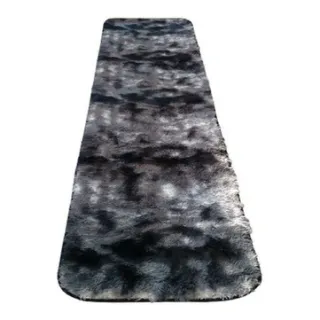 Passadeira Felpuda/Peluda Para Corredor ou Cozinha - 2,00 x 0,60 - Bordô