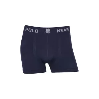 Cueca Boxer Masculina Polo Wear Kit 3 - Original Sem Costura - 2CINZA-1MARINHO