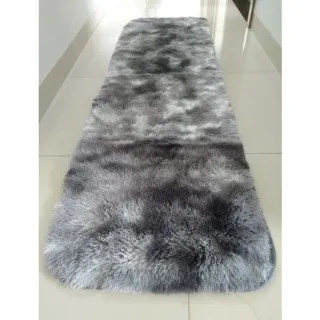 Peludo Passadeira Quarto Cozinha 1,00 x 0,55 - Tabaco Liso