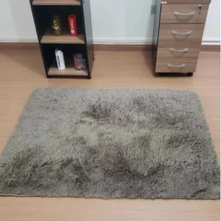 Tapete Sala Peludo Quarto 2,00x1,30 - Marrom