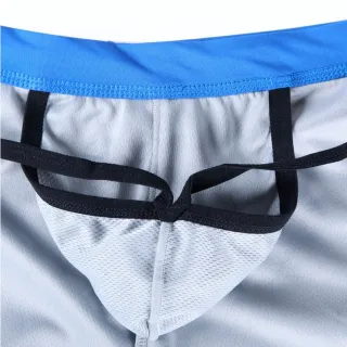 Shorts Esportivos Masculinos Verão Secagem Rápida Confortável - Azul.