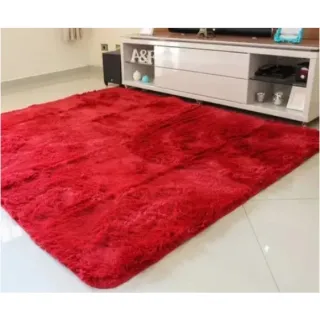 Tapete Peludo Felpudo 2,00 x 1,50 Para Sala e Quarto - Branco