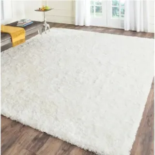 Tapete Anti Derrapante Colorido Macio para Sala e Quarto - Felpudo Peludo 1,00x1,40 - Rosê Liso