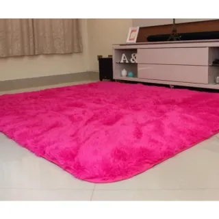 Promoção Imperdível Tapete Felpudo Peludo 2,00 X 1,50 - Black Friday - Vermelho