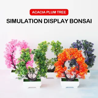 Decoração de casa com vaso de Bonsai artificial - 03-25 * 17 cm