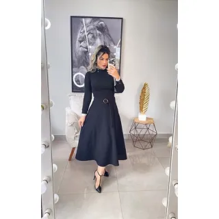 Bolsos Longuete Saia Linho Tecido em com - Vermelho