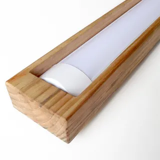 Pendente Lustre Rústico Led Madeira 20w - Único