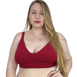 Alça Reforçada Sutiã Plus Size Sem Bojo Atacado Revenda - Branco