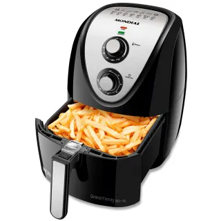Air Fryer Grand Family Inox 5L 1900W - Fritadeira elétrica sem óleo