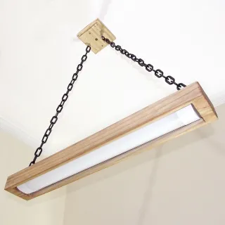 Pendente Lustre Rústico Led Madeira 20w - Único