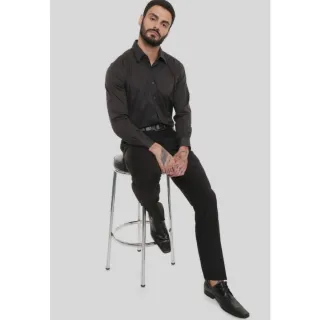 Social Esporte Fino Calça Masculina Oxford - Vinho