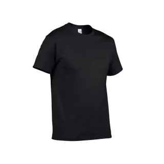 Kit Plus Size 3 Camisetas Masculina Algodão Lisa Basica - Preto