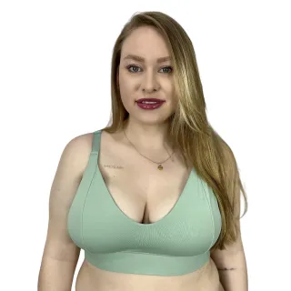 Alça Reforçada Sutiã Plus Size Sem Bojo Atacado Revenda - Branco