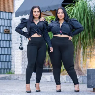 Legging Feminina Suplex Montaria Cintura Alta Levanta Bumbum Fitness - Marsala Suplex