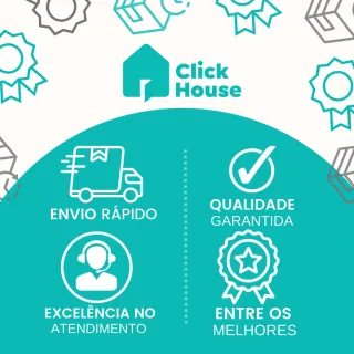 Copos de Vidro Transparente para Café, Chá e Cappuccino - Kit com 6 Unidades - Único