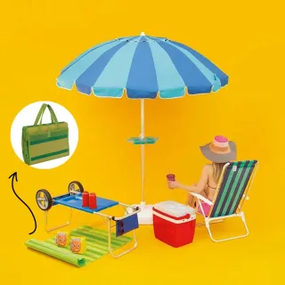 Mor Esteira Impermeável Dobrável 1,8m x 90cm - Praia - Único