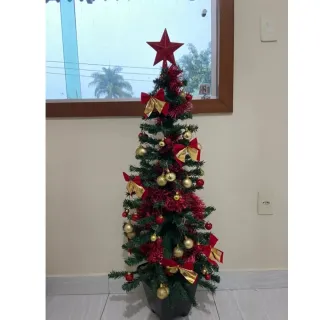 Pinheiro Canadá Verde Decoração Arvore Natal 120cm - Promoção - Único