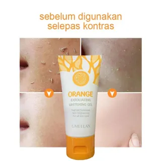 Gel Esfoliante Corporal Branqueador GMEELAN 50g - Laranja - 50g