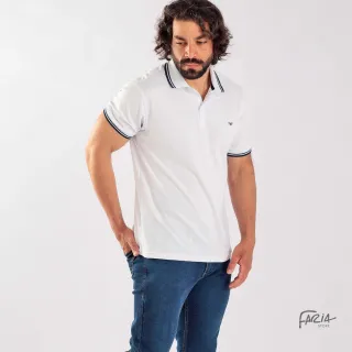 Polo Branca Premium Wayna - Camisa - M