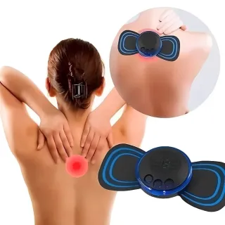 Massageador EMS SU Elétrico por Impulso Cervical, Lombar e Corpo - Único