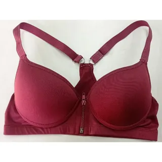 Sutiã Bojo Abertura Frontal Zíper Nadador - Jaipu (Rosa)