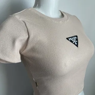 Blusa Cropeed Feminina Ribana Moda Gringa Blusinha Curta - Verde Militar