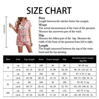 Pijama de Seda Satin Manga Curta - Conjunto Duas Peças Plus Size M-2XL - Azul